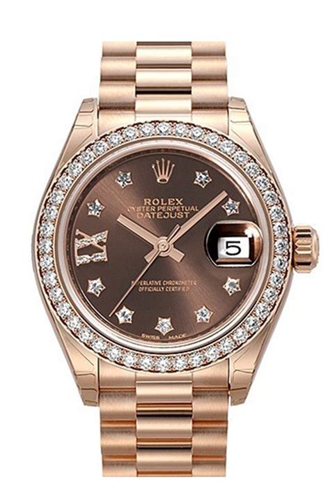 rolex rose gold womens price|rose gold presidential Rolex price.